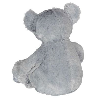 81091 bamse koalabjørn til broderi grå bagfra Skovtex