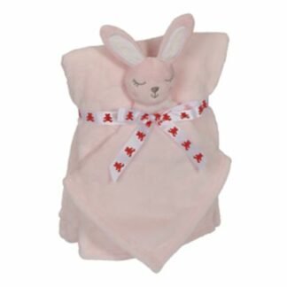Babytæppe kanin 41191 lyserød Skovtex