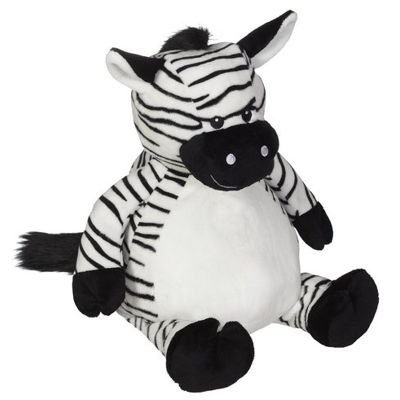 81097 bamse zebra til broderi sort hvid Skovtex